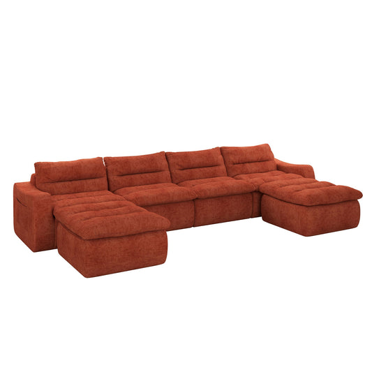 L Shaped Modular Beanbag Sofa