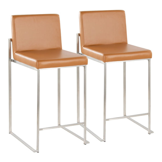 High Back Barstool (Set of 2)