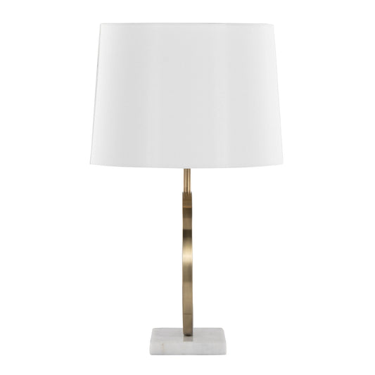 Table Lamp - White / Gold