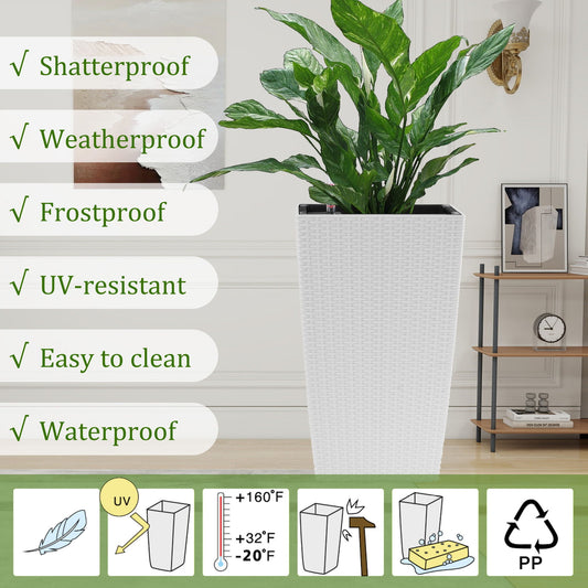 Planter With Automatic Watering System