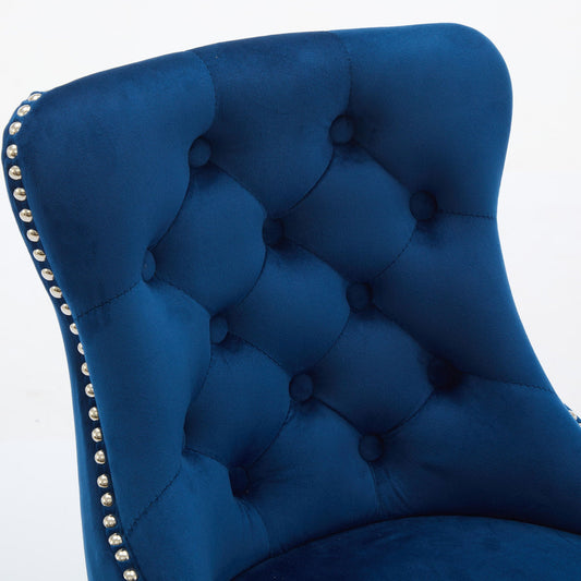 Bar Stools With Button Tufted Design