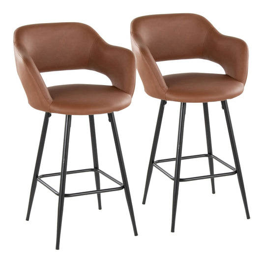 Counter Stool With Square Footrest (Set of 2)