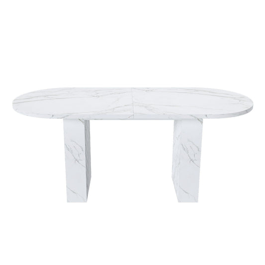 Dining Table With Wood Strip Base