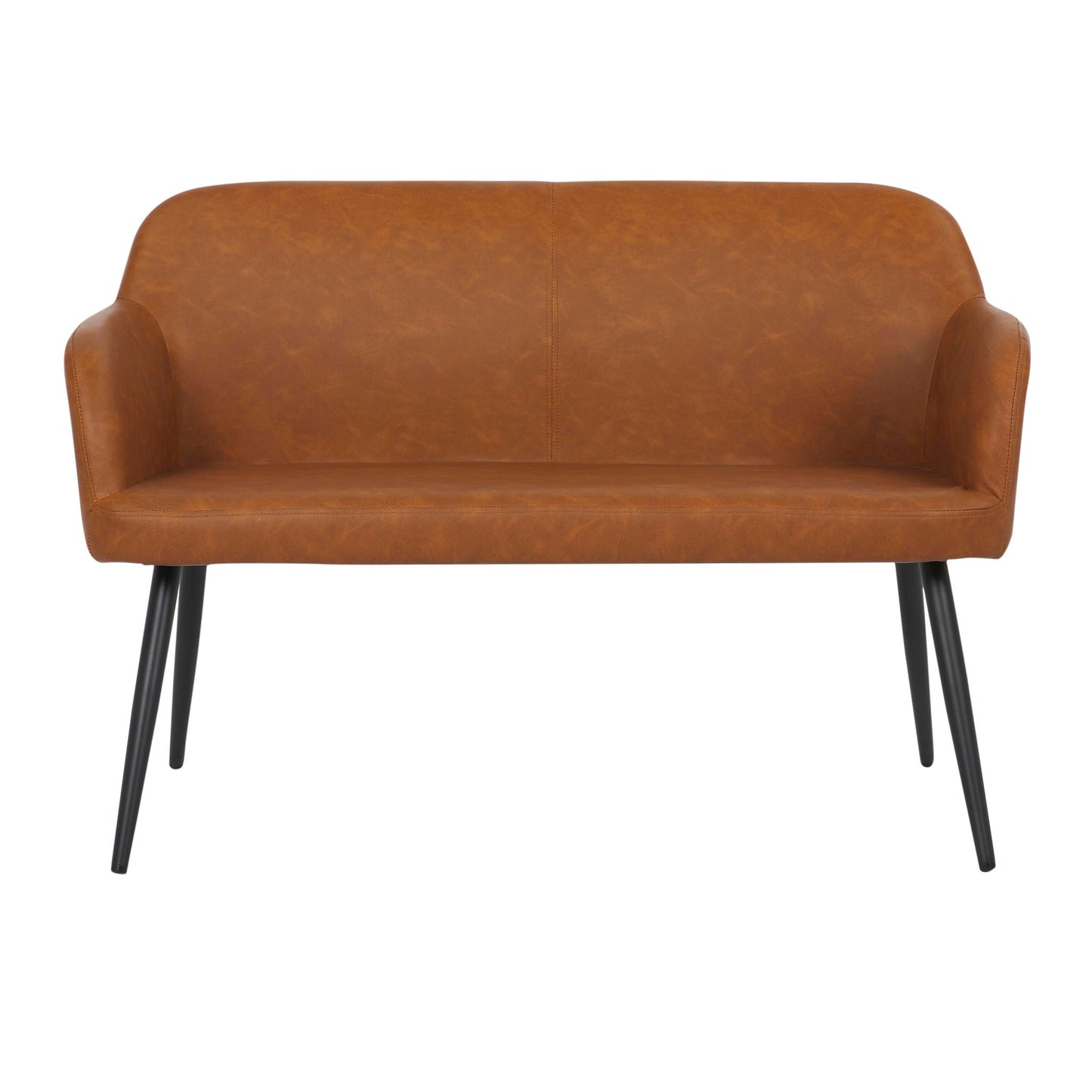 High Back Bench - Black / Camel