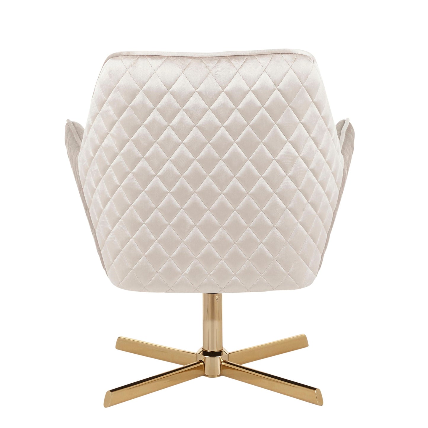 Lounge Chair - Gold / Cream