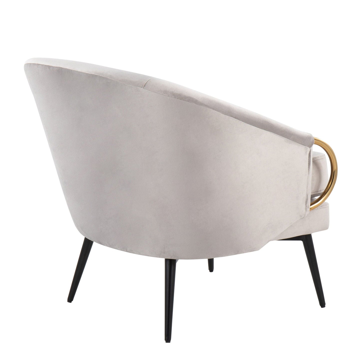 Glam Chair - Black / Silver