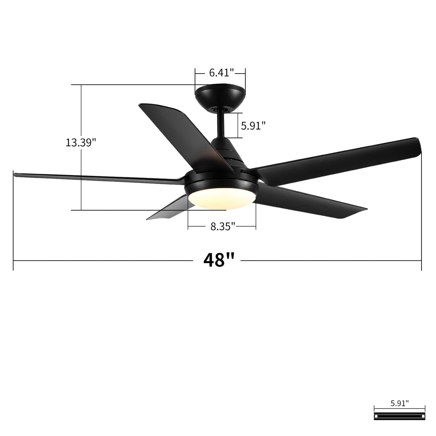 Ceiling Fan With Lights And Remote Control