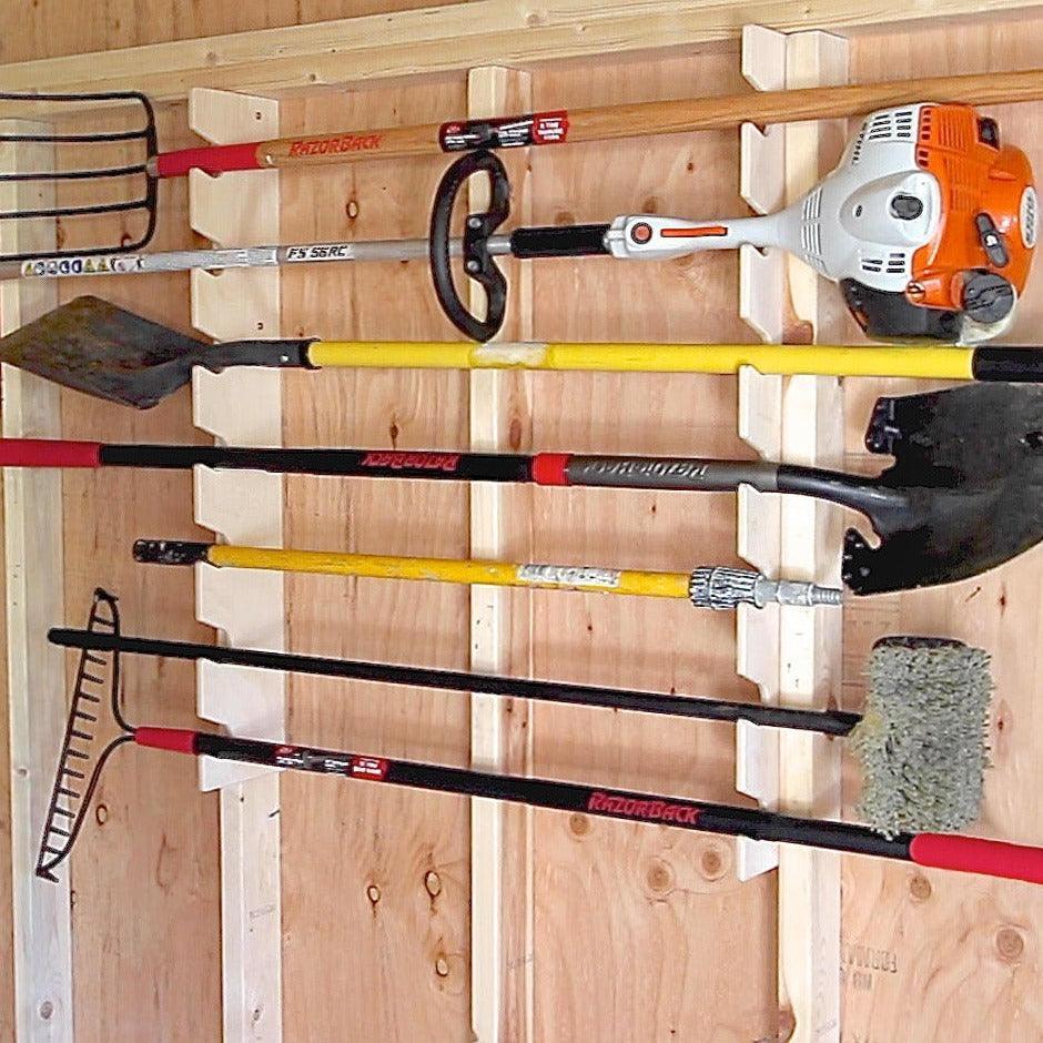 Garden Tool Organizer Rack