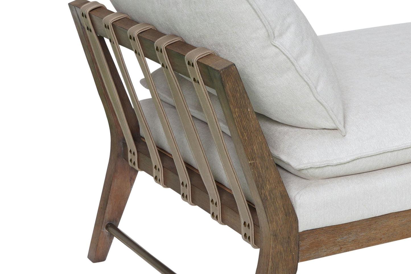 Daybed With Leather Strap Detail