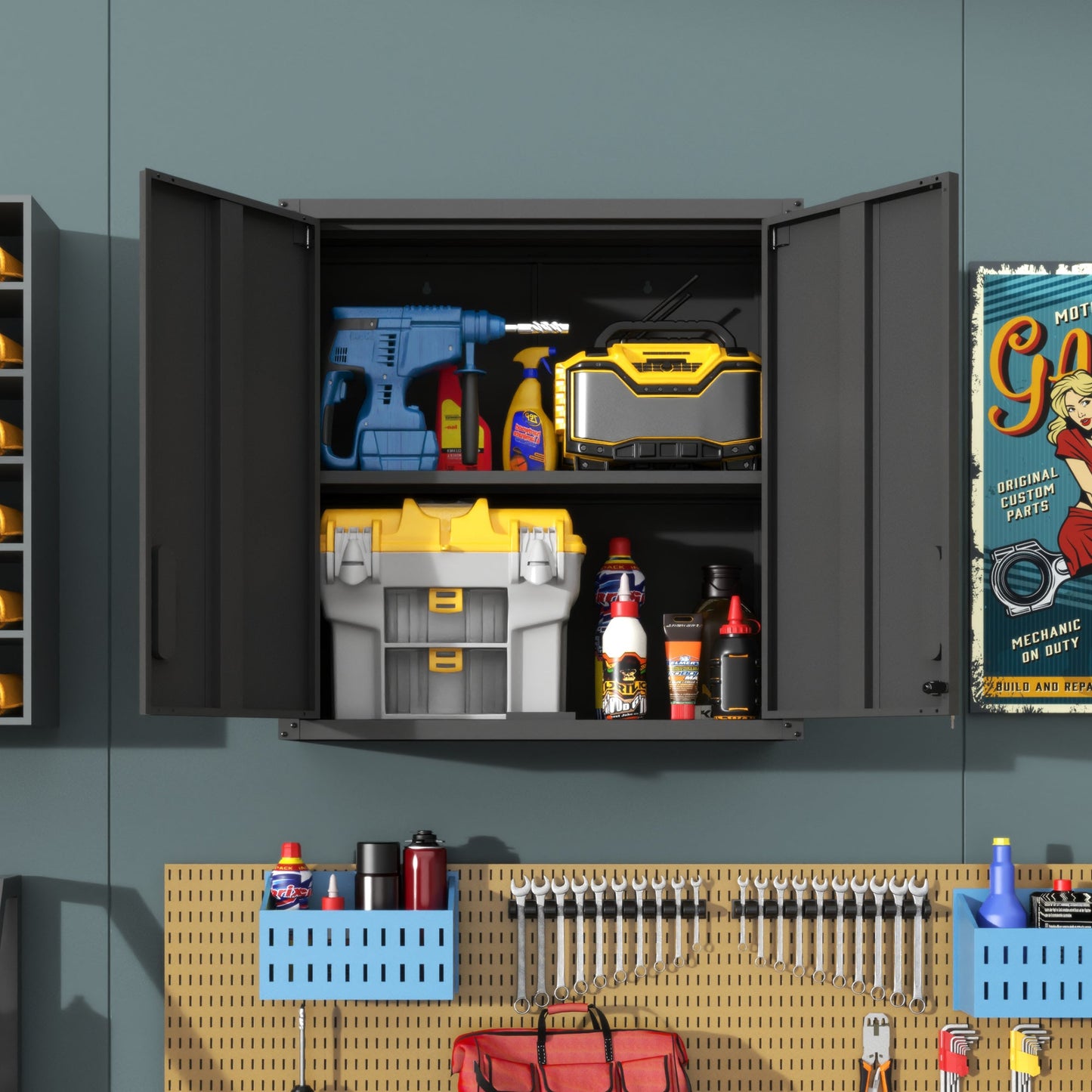 Metal Tool Storage Cabinet