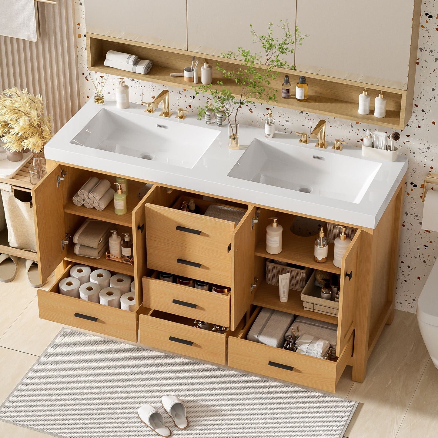 Bathroom Vanity With Double Sink