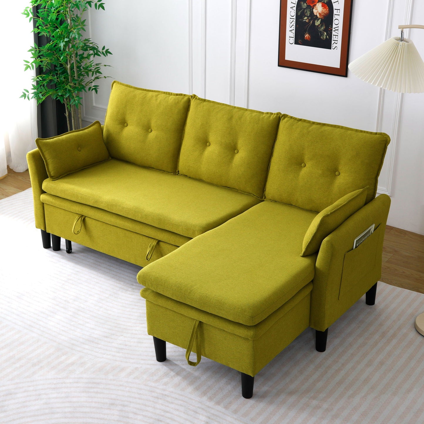 Chaise Sectional Sofa With Storage