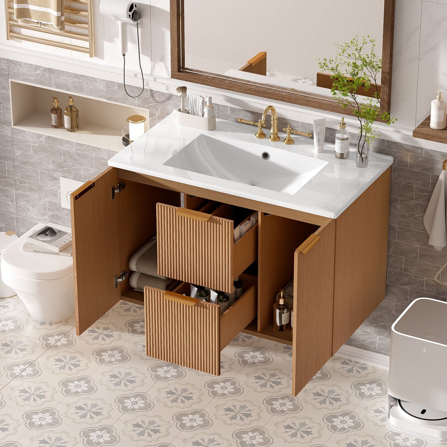 Wall Mounted Bathroom Vanity