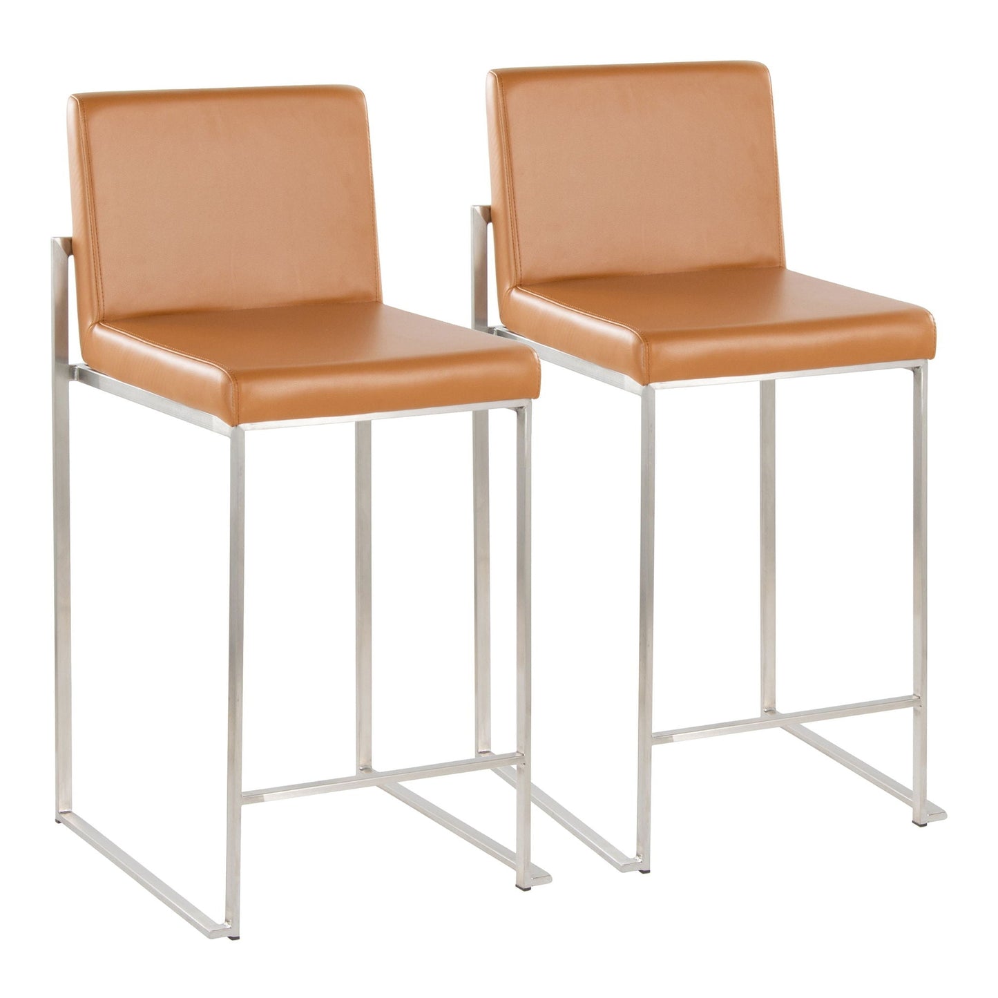 High Back Barstool (Set of 2)