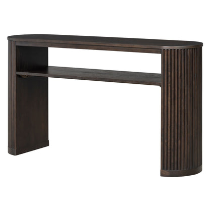 Console Table With Fluted Legs