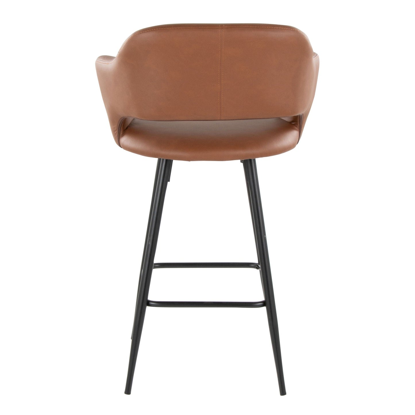 Counter Stool With Square Footrest (Set of 2)