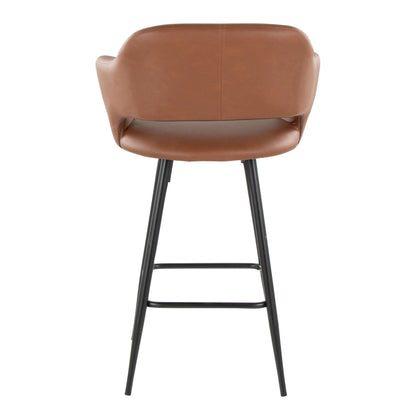 Counter Stool With Square Footrest (Set of 2)