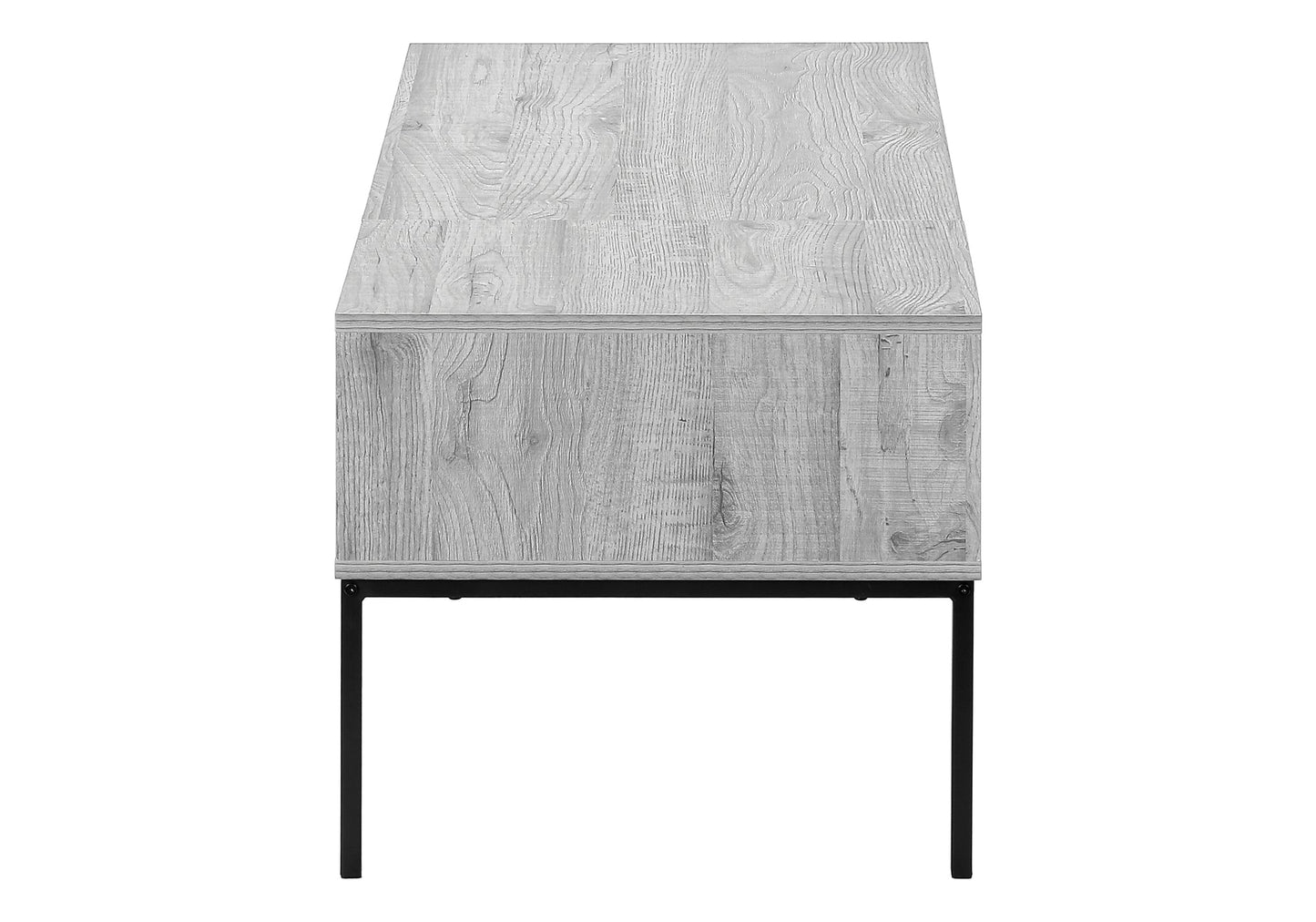 Coffee Table, 42" L, Rectangular, Cocktail, Lift-top