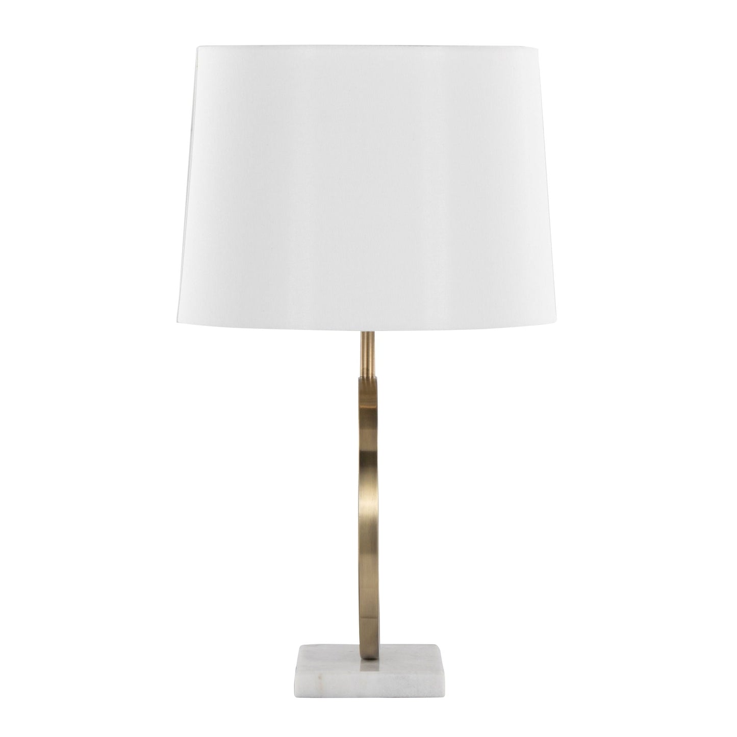 Table Lamp - White / Gold