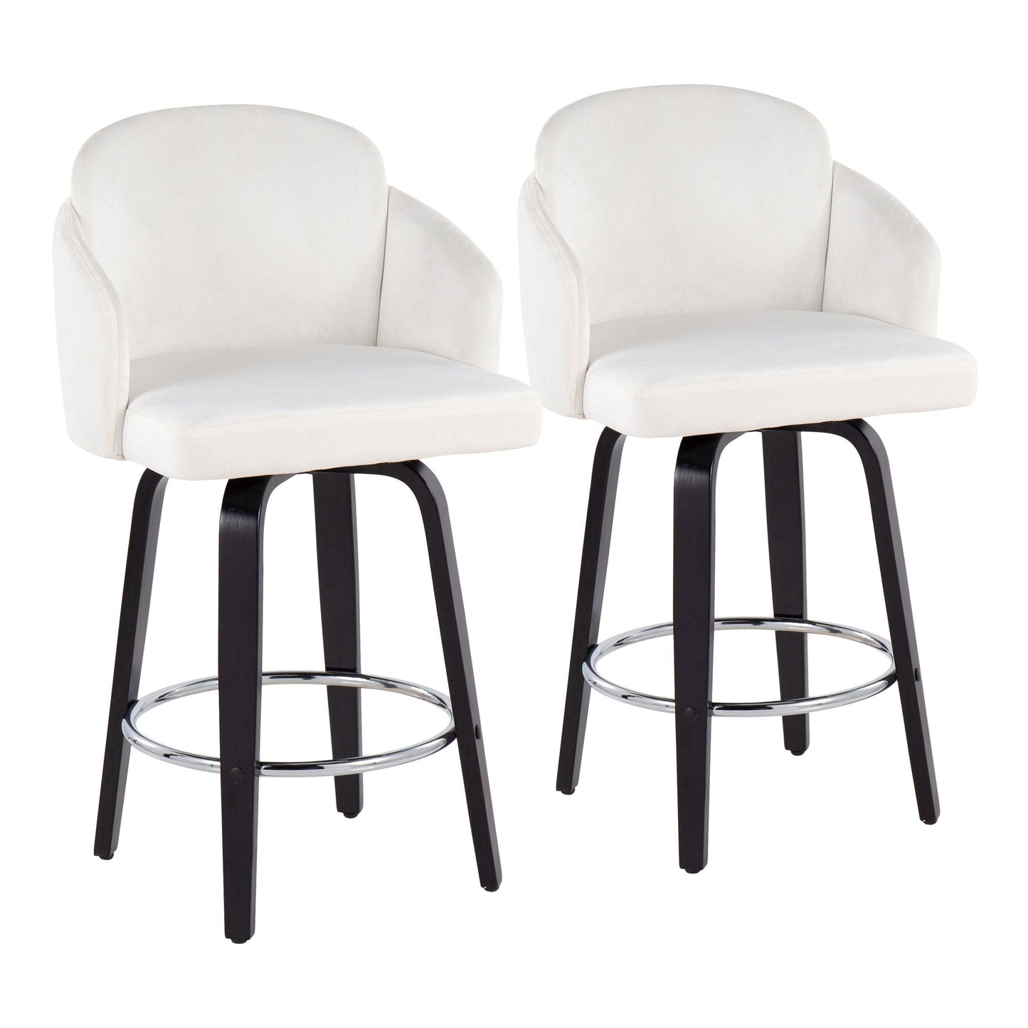Counter Stool Round Footrest (Set of 2)