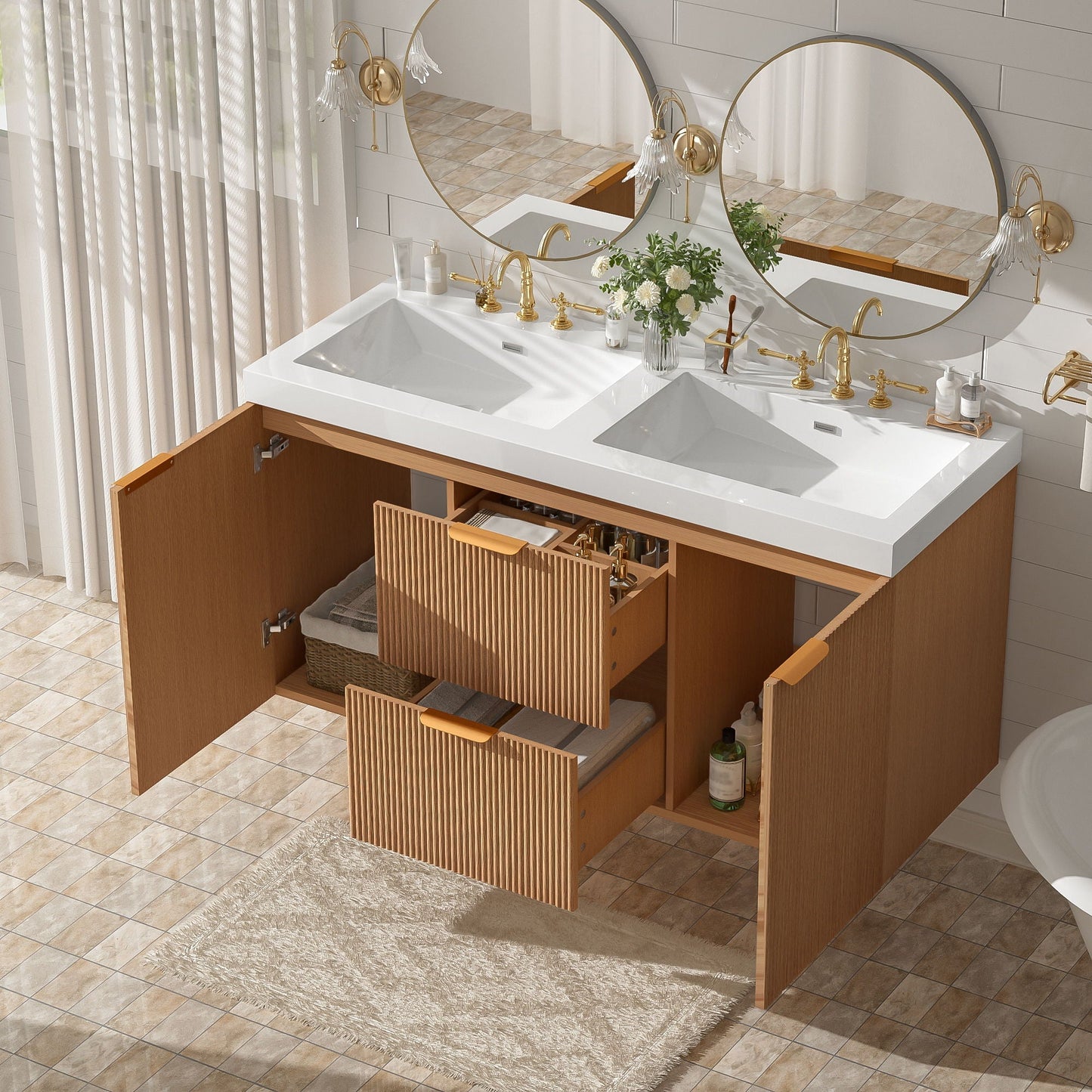 Wall Mounted Bathroom Vanity