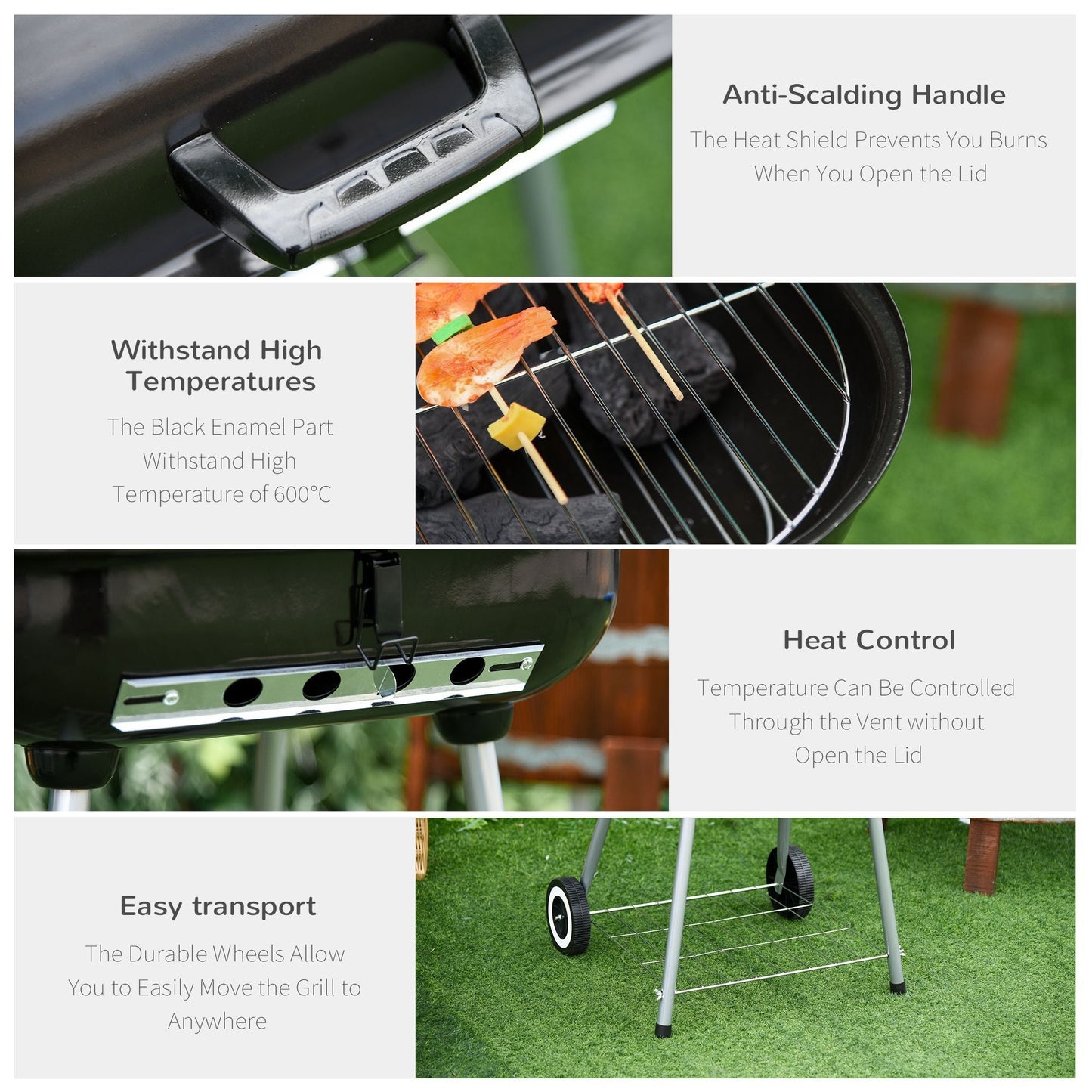 Portable Charcoal Grill