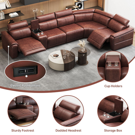 6 Piece Modular Sectional Sofa