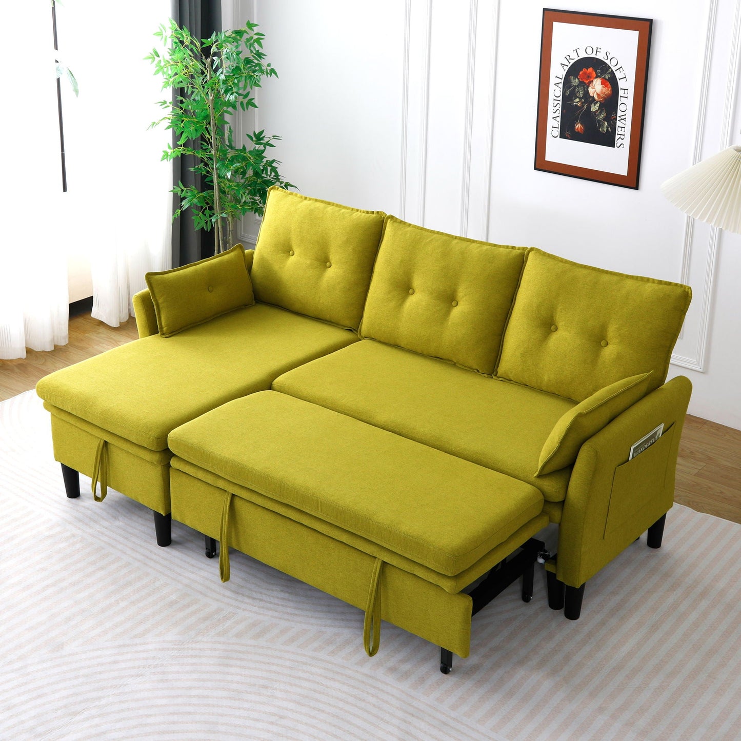 Chaise Sectional Sofa With Storage