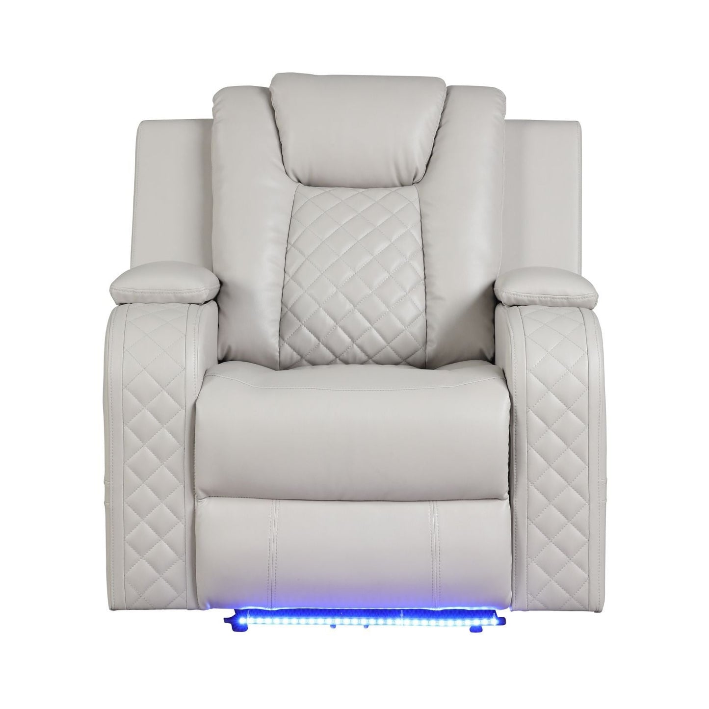 LED & Power Recliner Chair With Adjustable Headrest