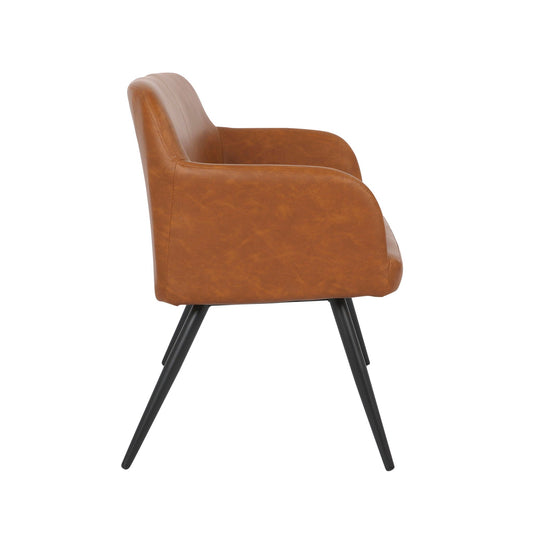 High Back Bench - Black / Camel