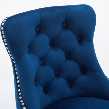 Bar Stools With Button Tufted Design