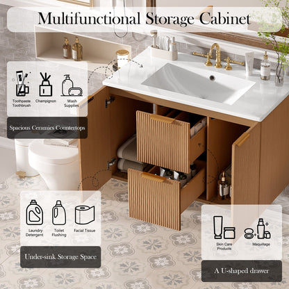 Wall Mounted Bathroom Vanity