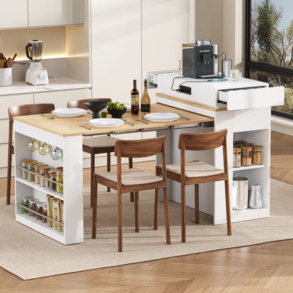 Dining Table With Folding Top