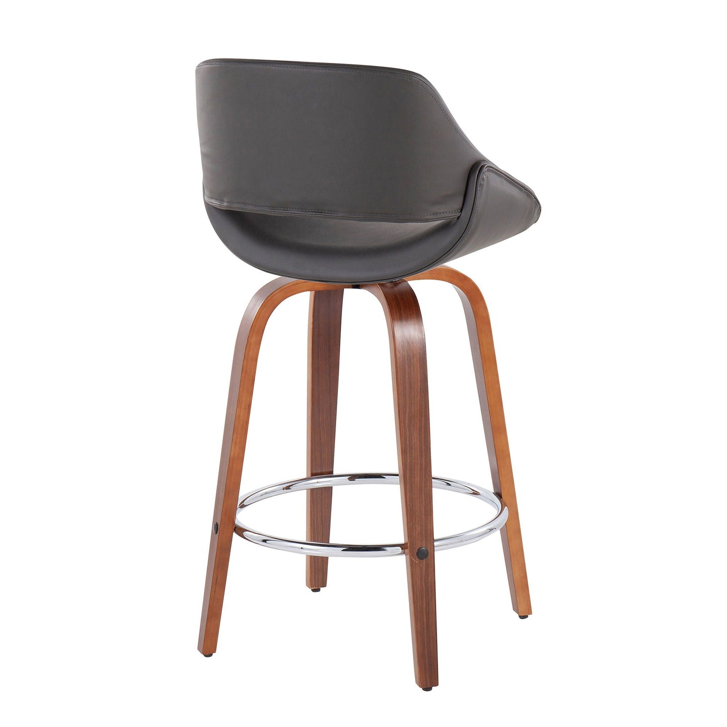 Counter Stool With Round Footrest (Set of 2)