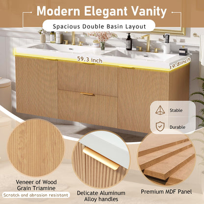 Wall Mounted Bathroom Vanity
