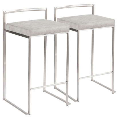 Elegant Stackable Counter Stool Set