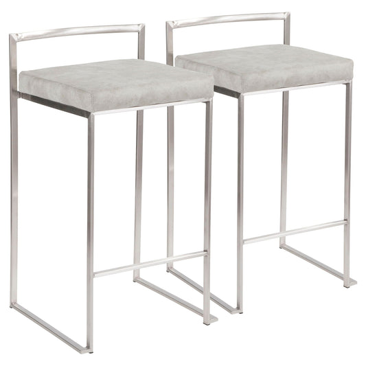 Elegant Stackable Counter Stool Set
