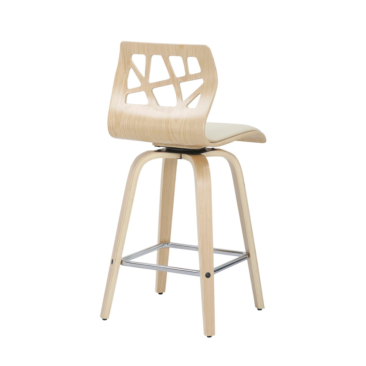 Counter Stool With Footrest (Set of 2)
