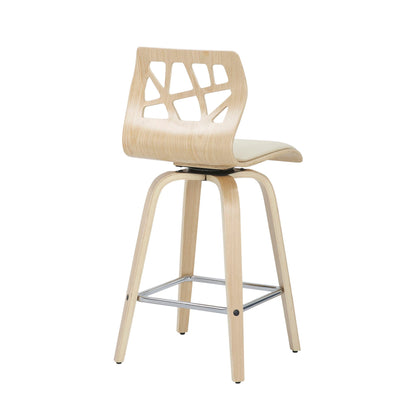 Counter Stool With Footrest (Set of 2)