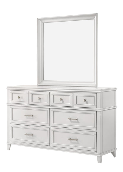 White 6 Drawer Dresser
