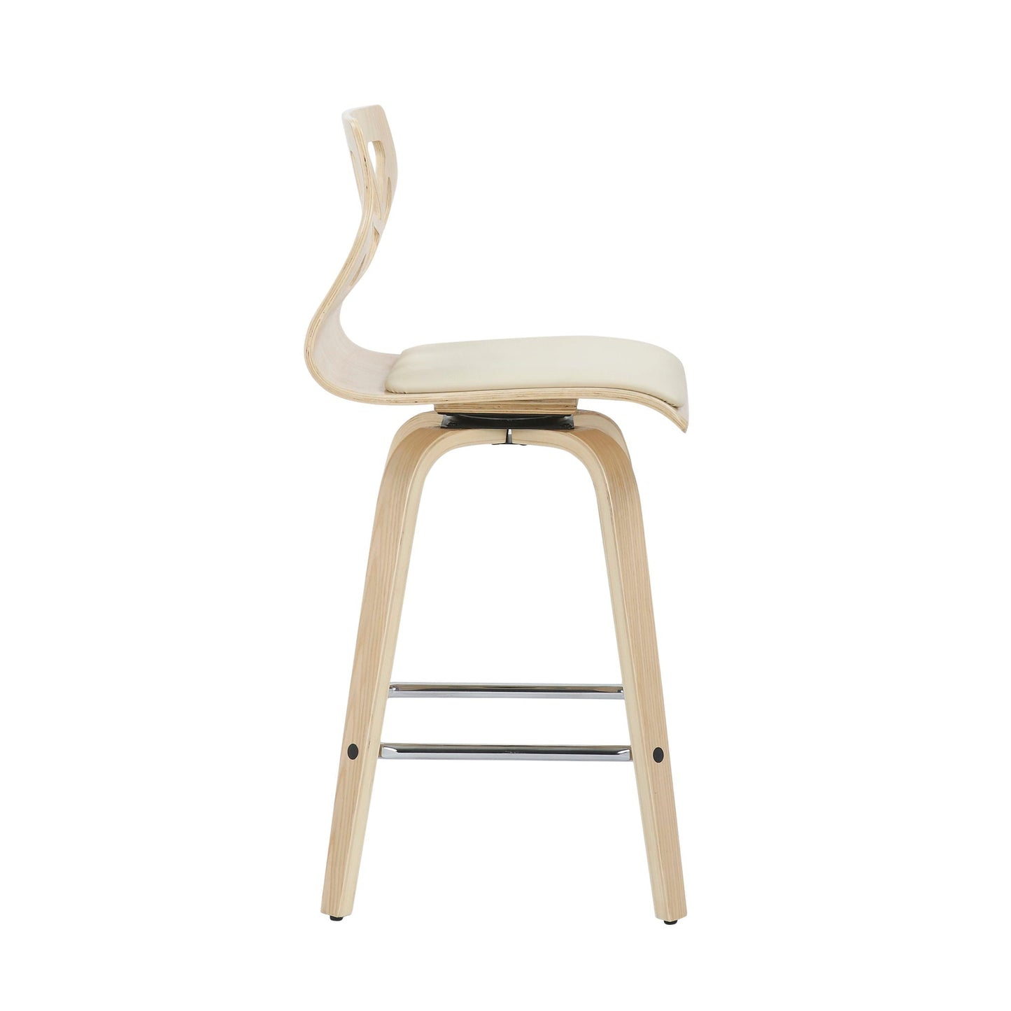 Counter Stool With Footrest (Set of 2)