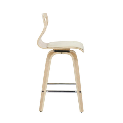 Counter Stool With Footrest (Set of 2)