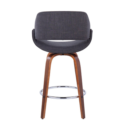 Counter Stool With Round Footrest (Set of 2)