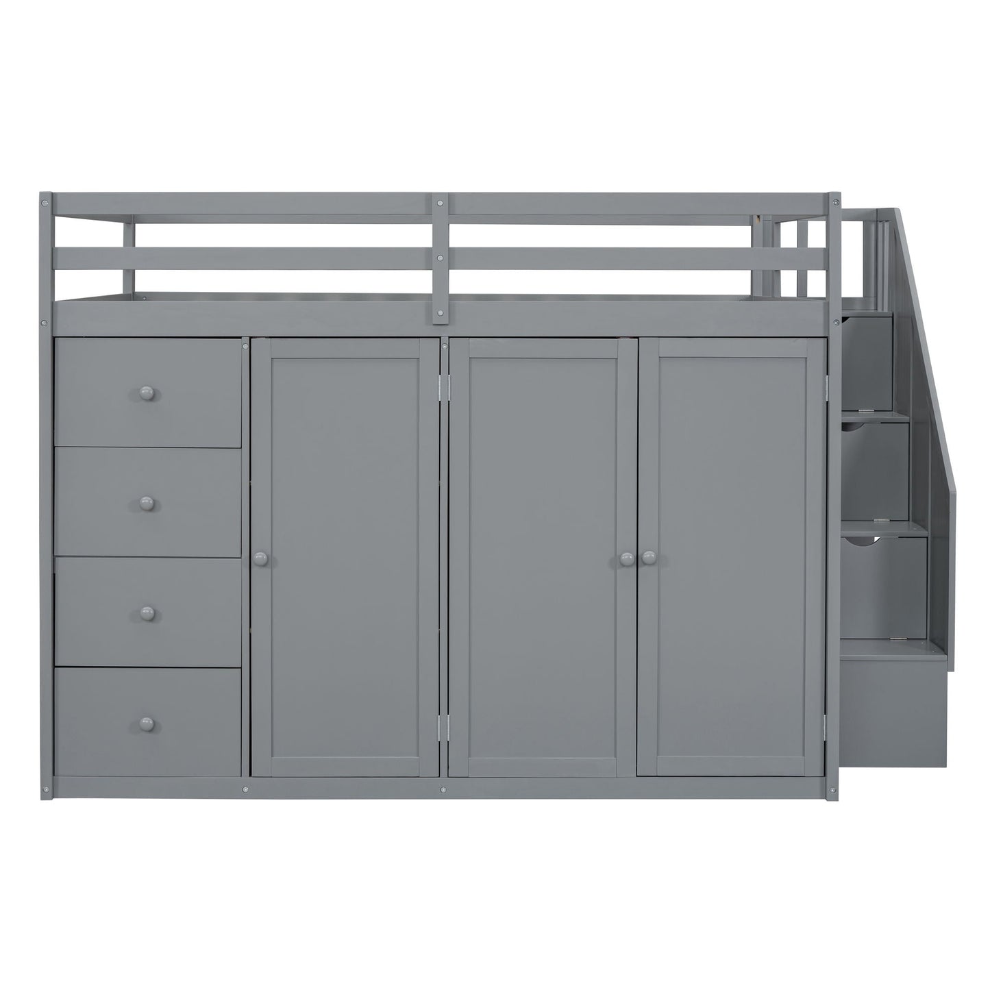 Loft Bed With Built In Wardrobes