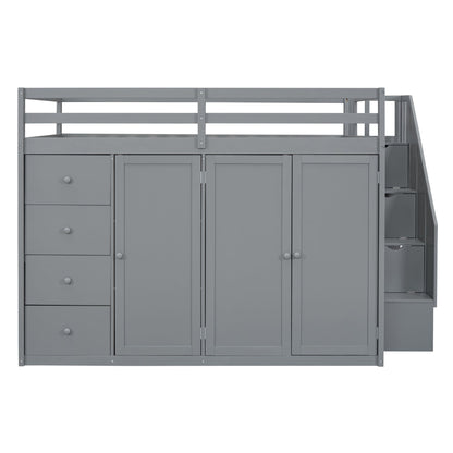 Loft Bed With Built In Wardrobes