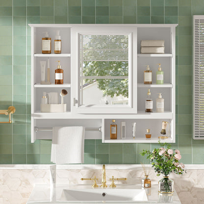 Mirror Cabinet With Adjustable Shelves
