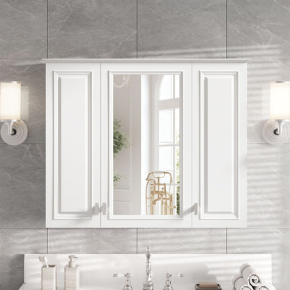 Mirror Cabinet With 5 Adjustable Shelves