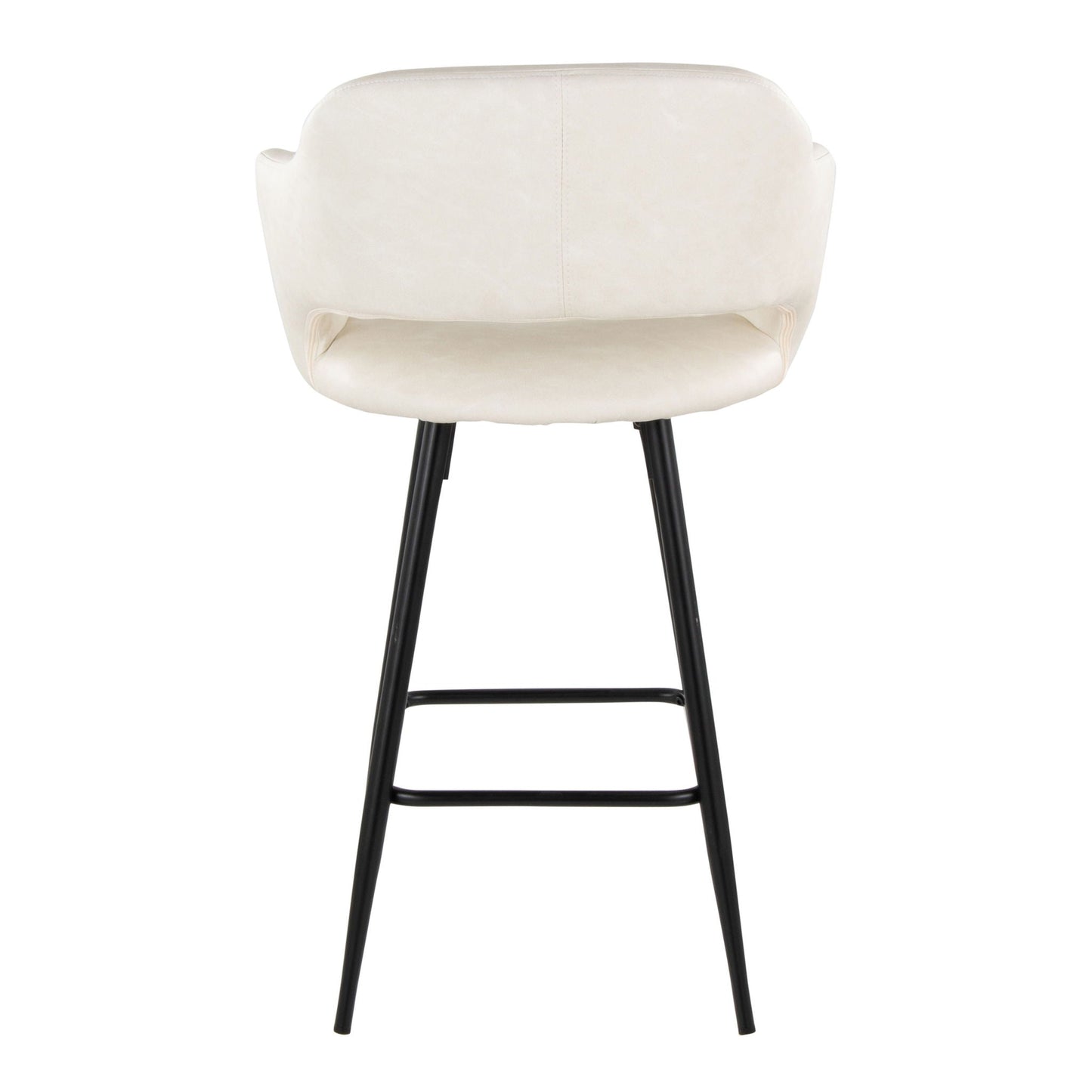 Counter Stool With Square Footrest (Set of 2)