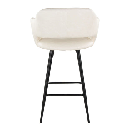 Counter Stool With Square Footrest (Set of 2)