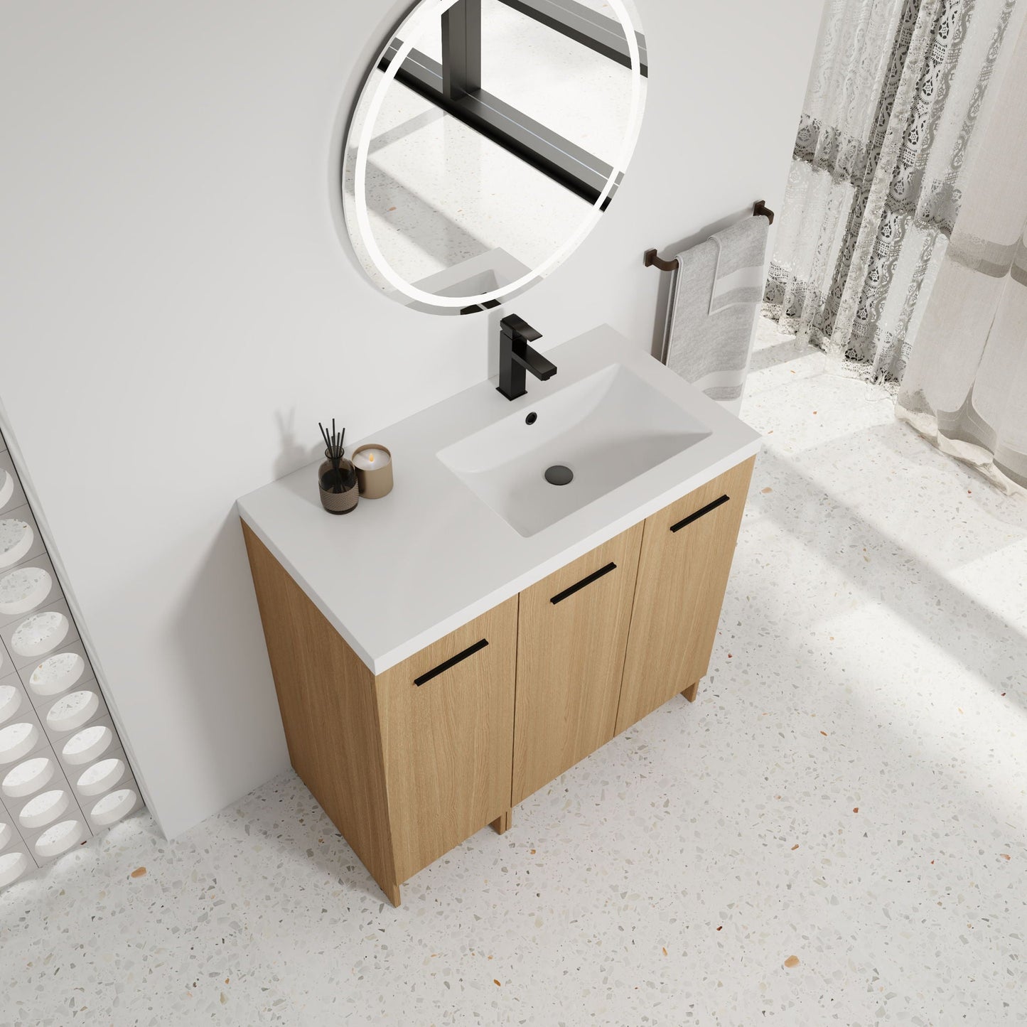 Wall Mounted Floating Bathroom Vanity